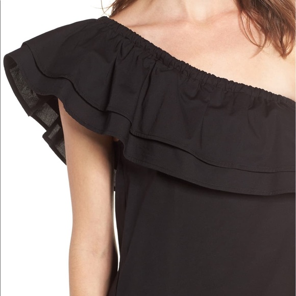 Sincerely Jules Black One Shoulder Dress - Picture 3 of 4